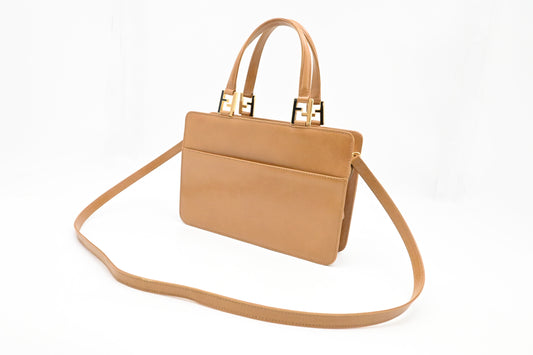 Fendi Two ways Bag in Brown Leather