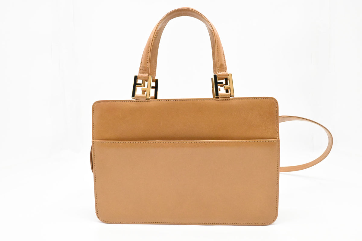 Fendi Two ways Bag in Brown Leather
