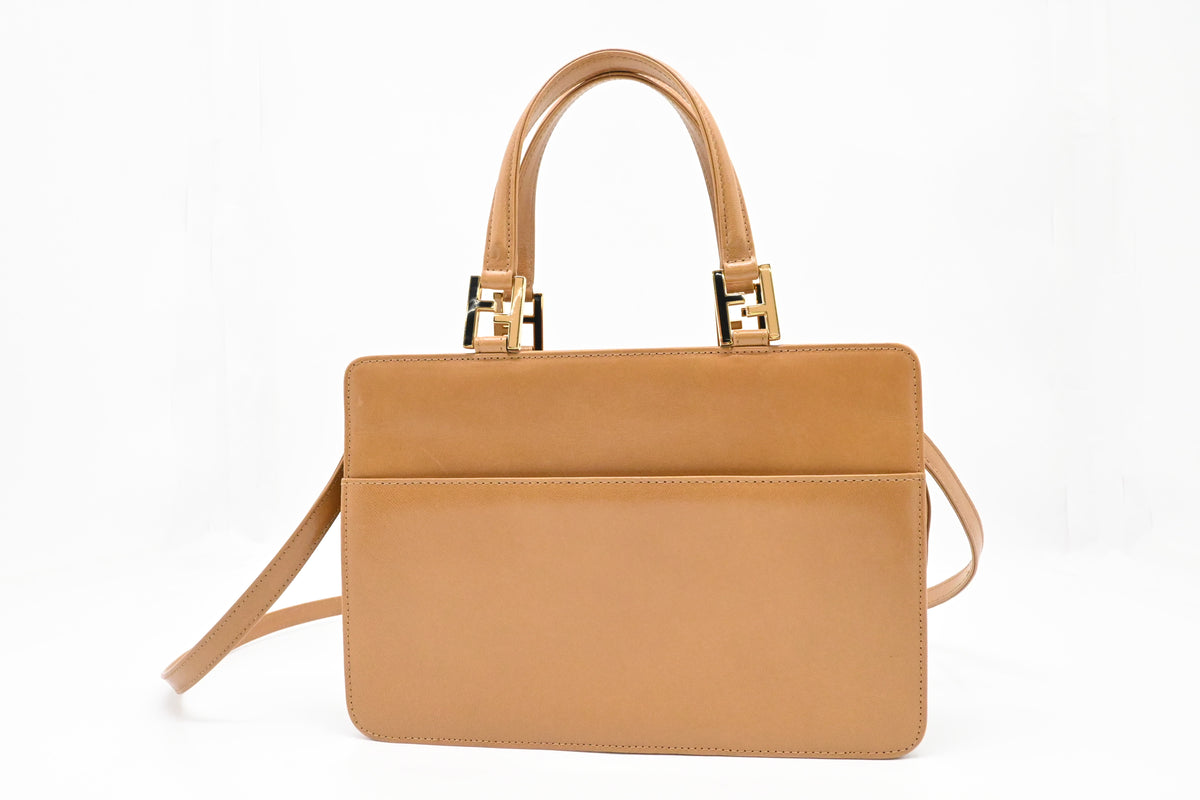 Fendi Two ways Bag in Brown Leather