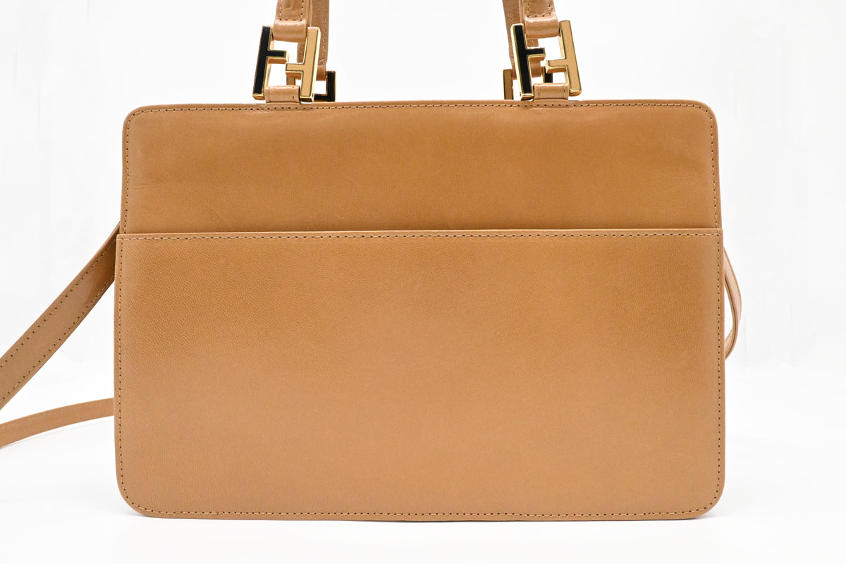Fendi Two ways Bag in Brown Leather
