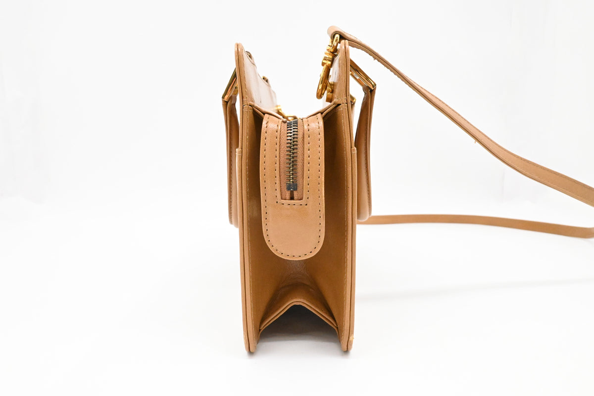 Fendi Two ways Bag in Brown Leather
