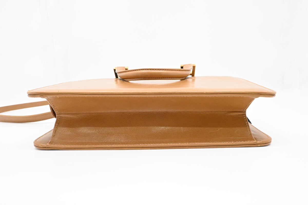 Fendi Two ways Bag in Brown Leather