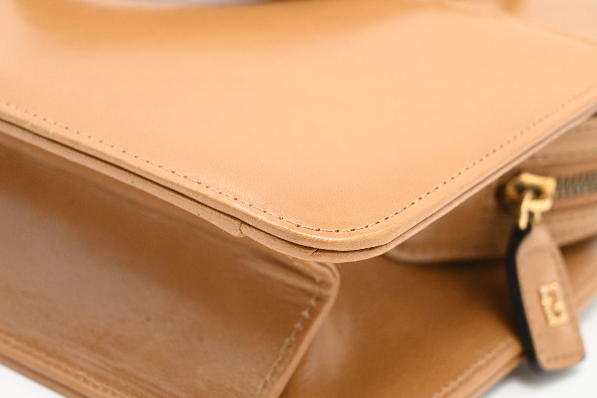 Fendi Two ways Bag in Brown Leather