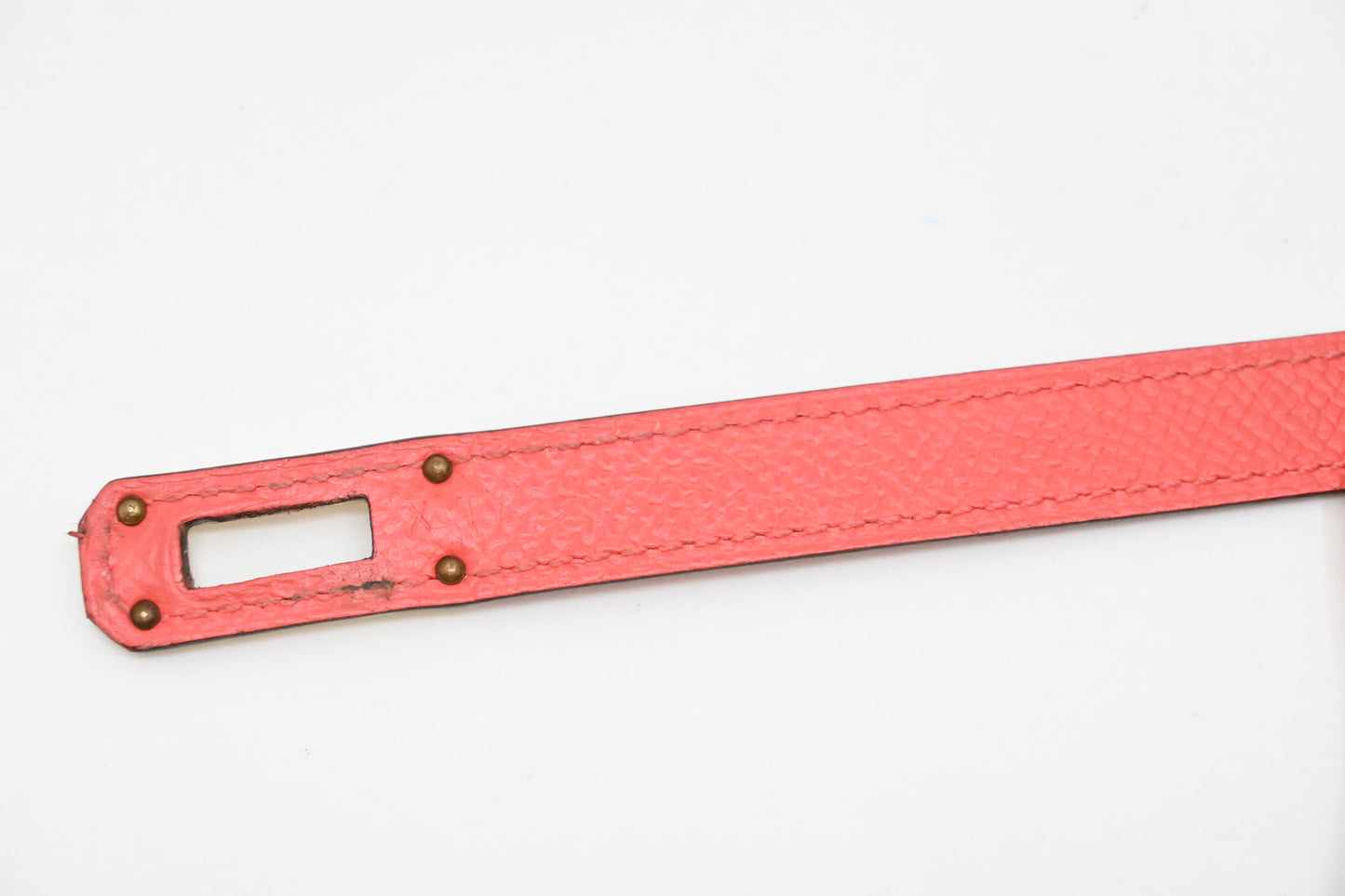 Hermes Kelly Wallet in Grapefruit Leather