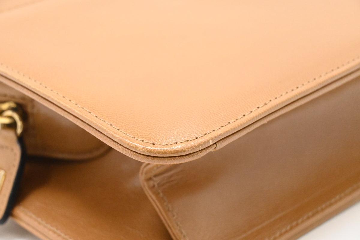 Fendi Two ways Bag in Brown Leather