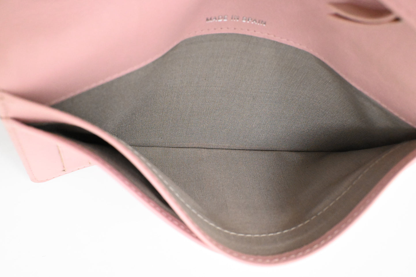 Chanel Bifold Long Wallet in Pale Pink Leather