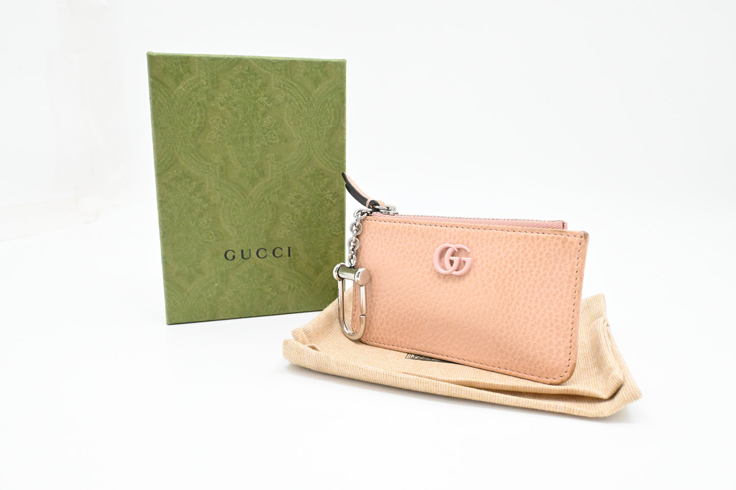 Gucci Card Case in Pink Leather