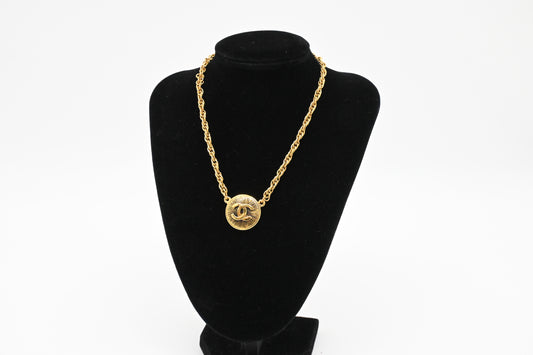 Chanel CC Medallion Necklace