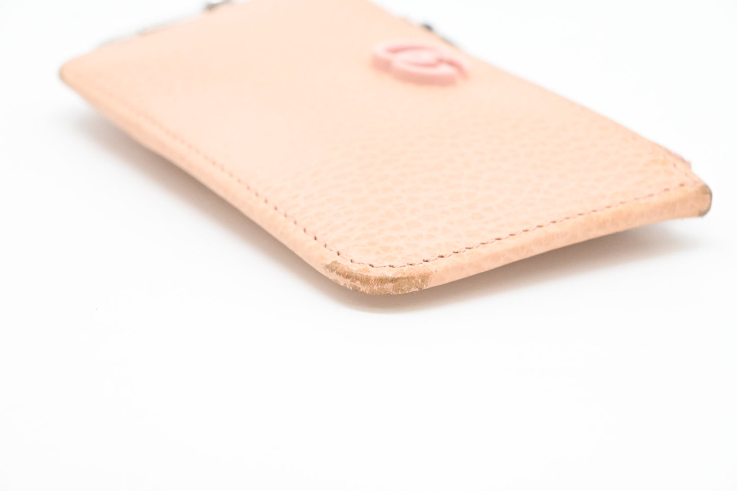 Gucci Card Case in Pink Leather