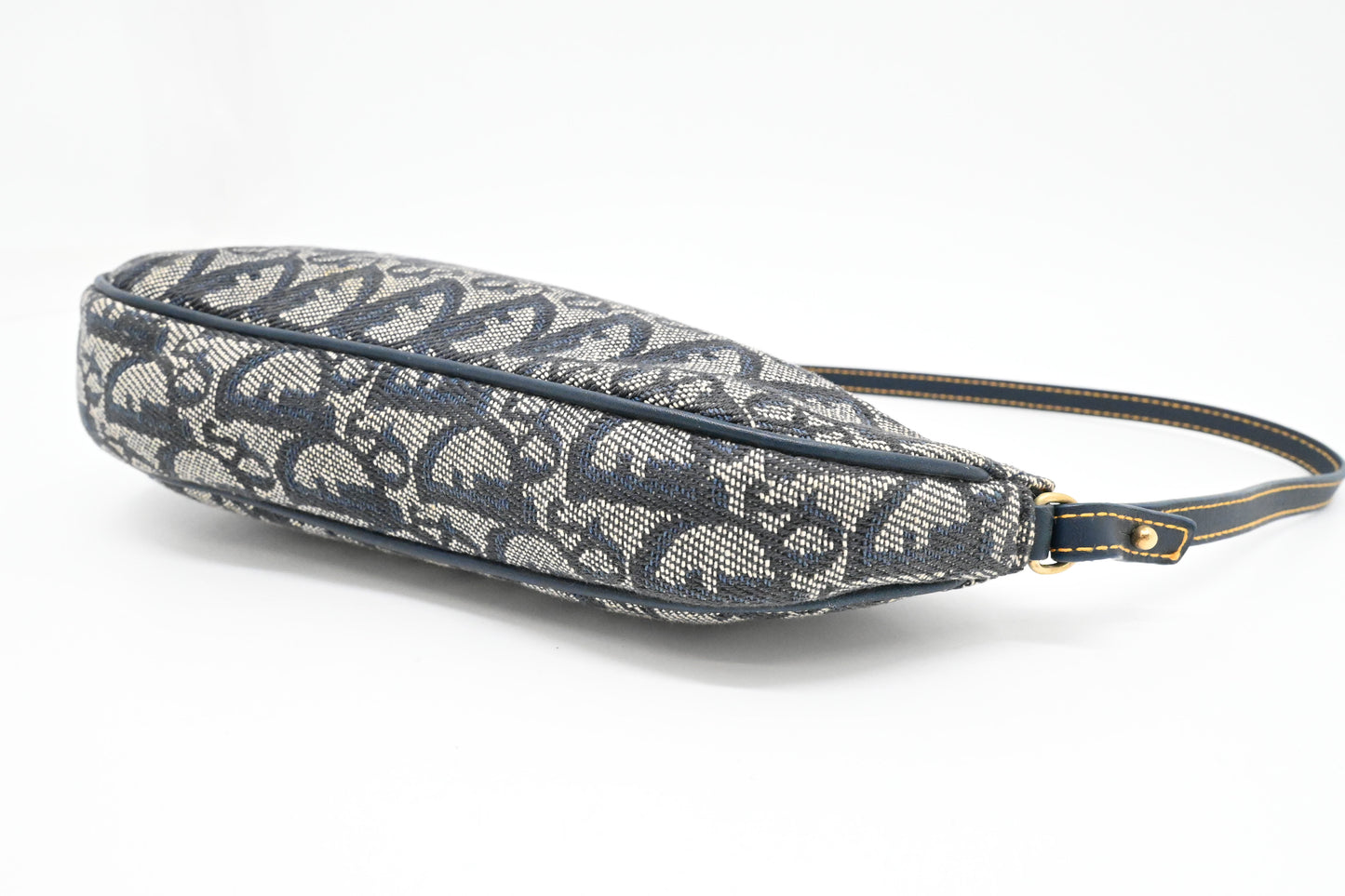 Dior Saddle Pouch in Blue Oblique Canvas