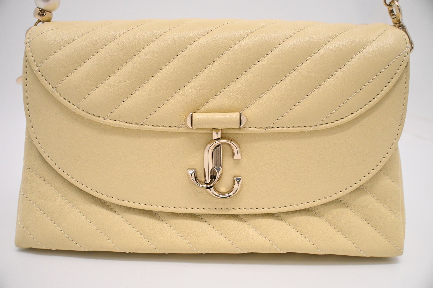 Jimmy Choo 2way Bag in Butter Milk Leather