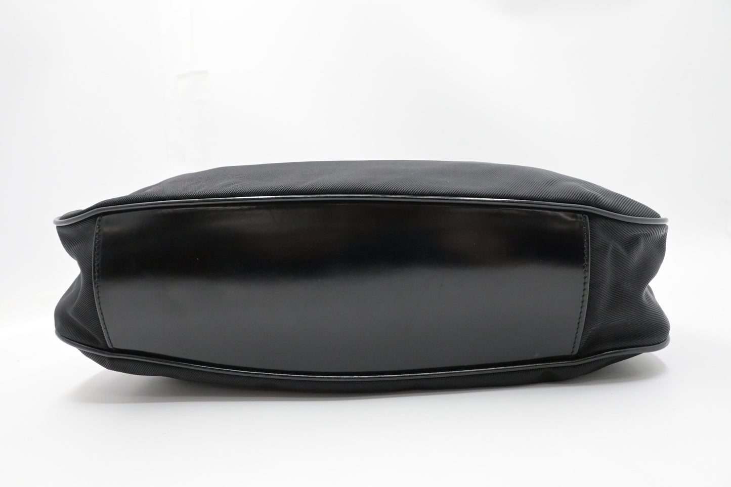Gucci Bamboo Shoulder Bag in Black Canvas