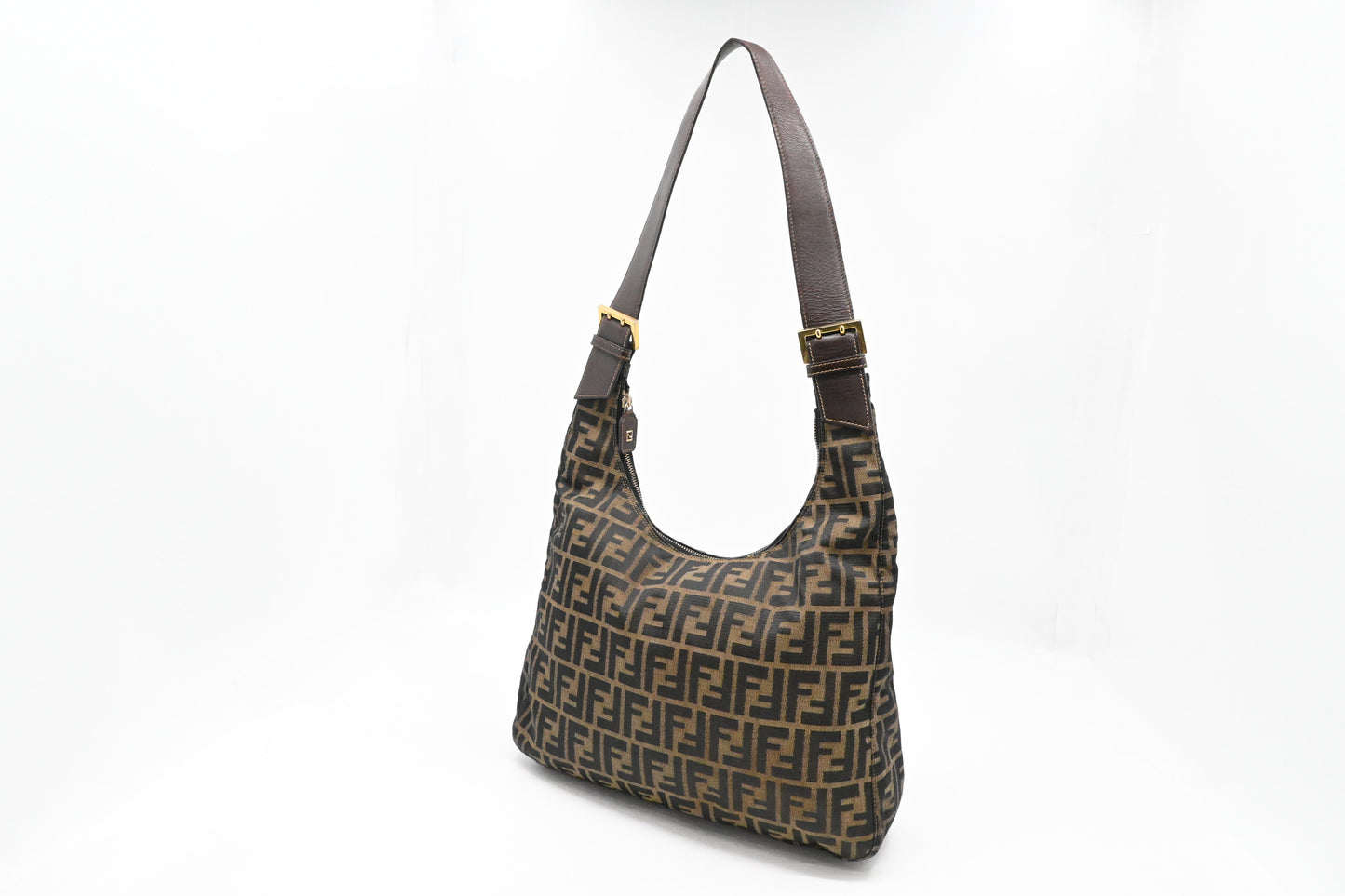 Fendi Shoulder Bag in Zucca Canvas