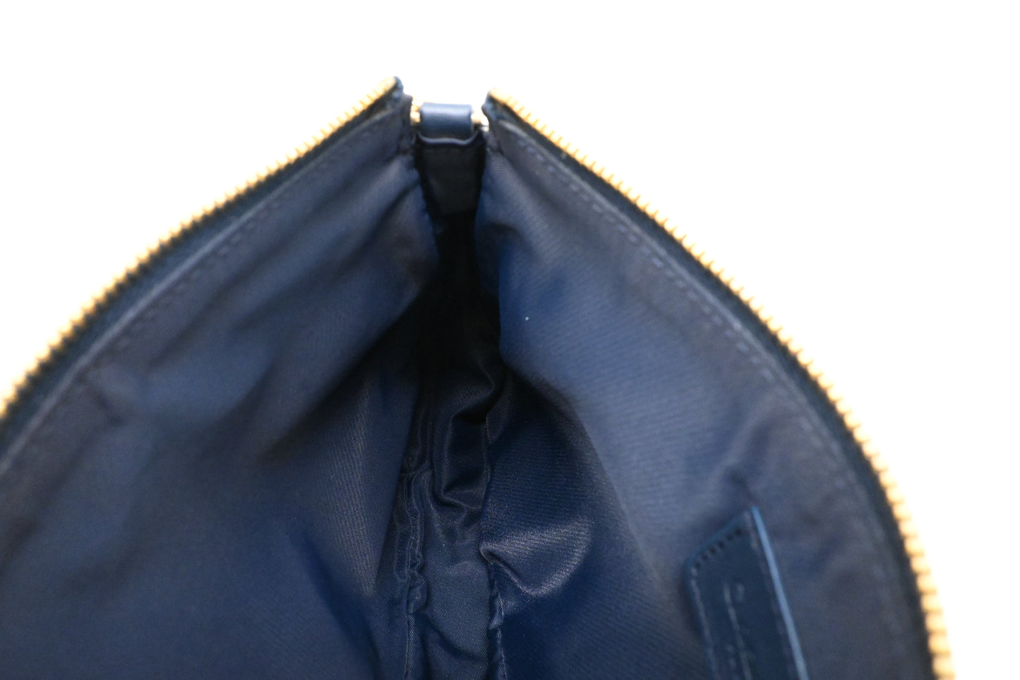 Dior Saddle Pouch in Blue Oblique Canvas