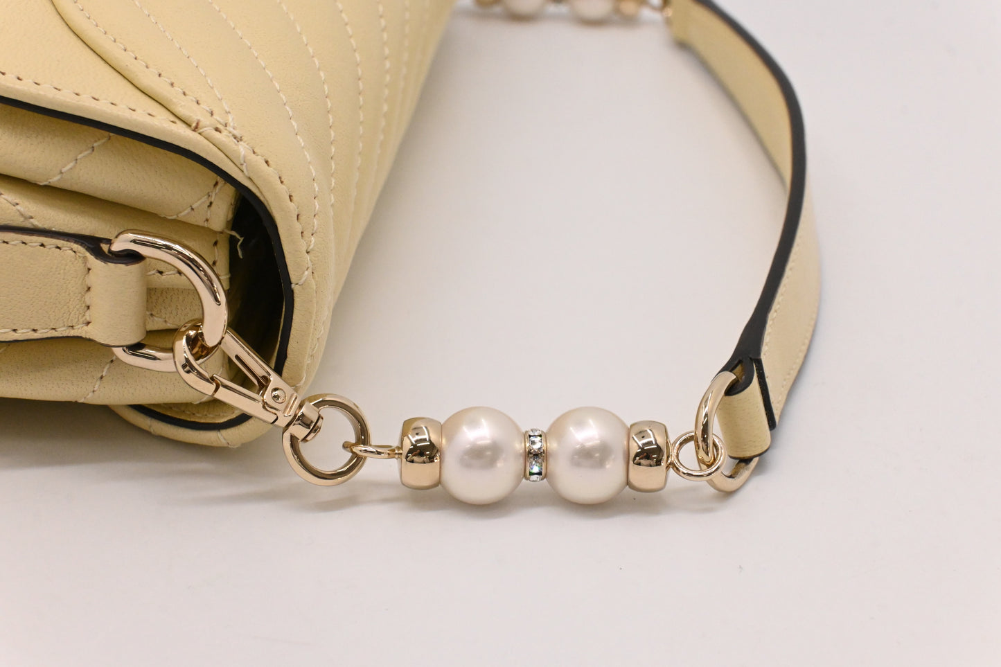 Jimmy Choo 2way Bag in Butter Milk Leather