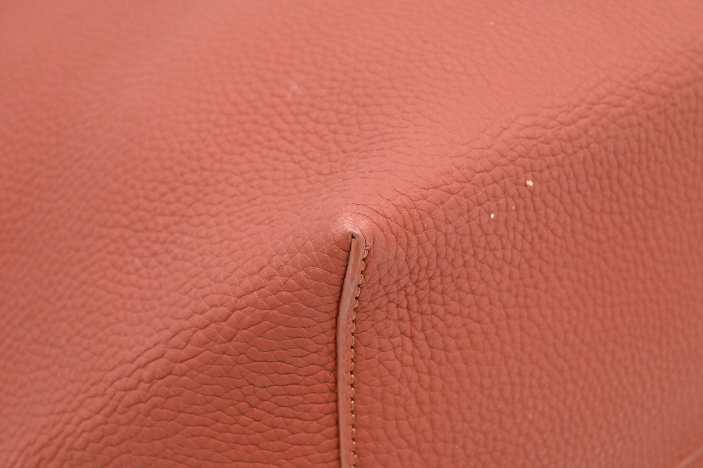 The Row Large Park Tote N/S in Terra Cotta Leather