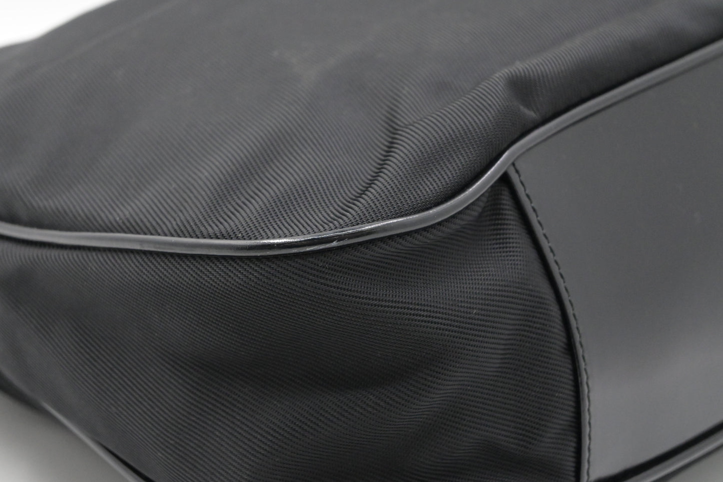 Gucci Bamboo Shoulder Bag in Black Canvas