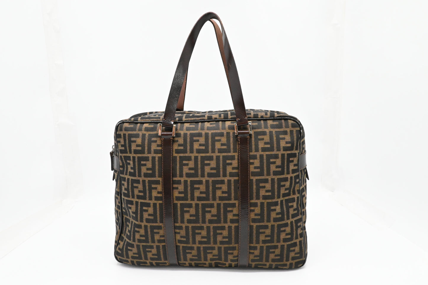 Fendi Shoulder Bag in Zucca Canvas