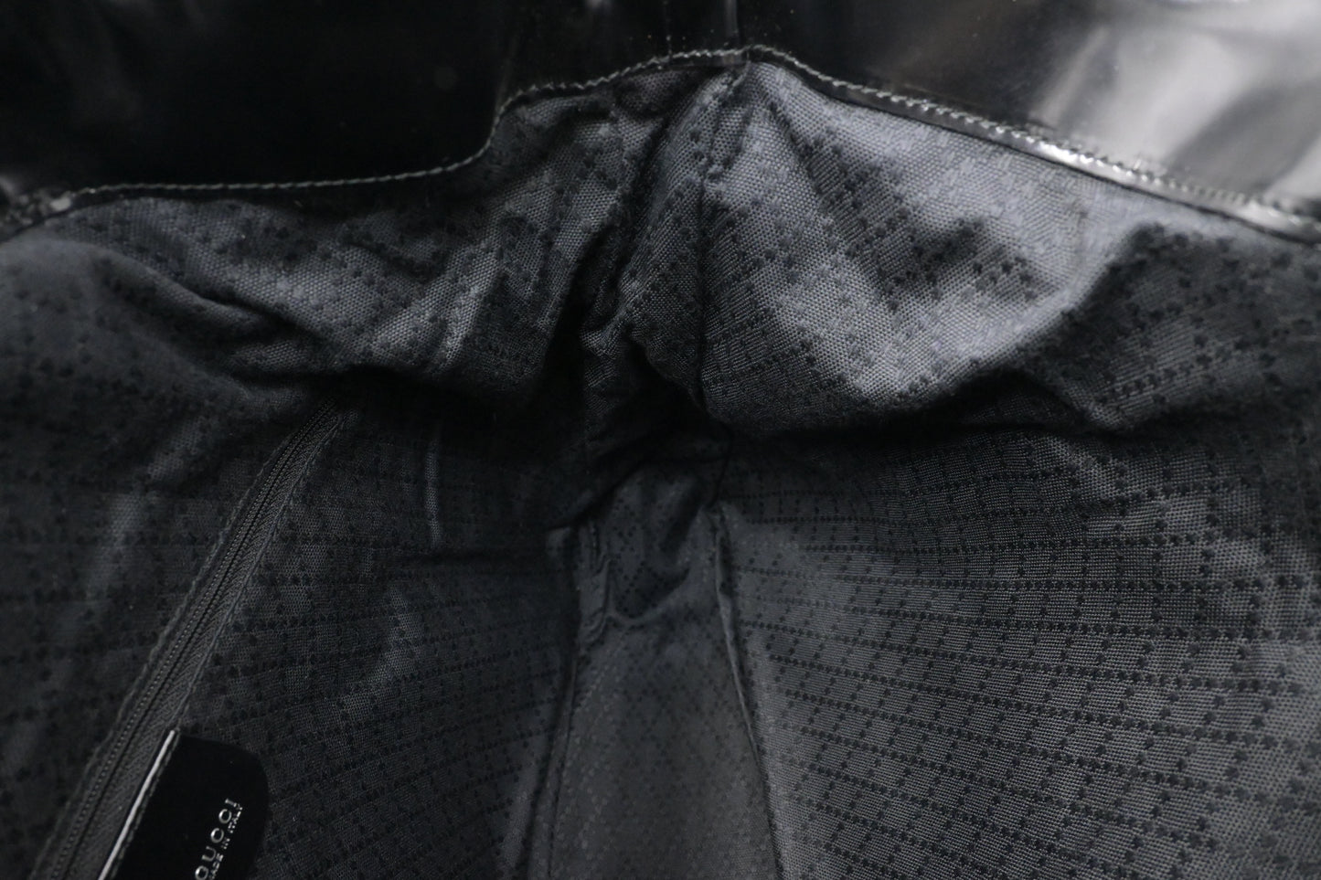 Gucci Bamboo Shoulder Bag in Black Canvas