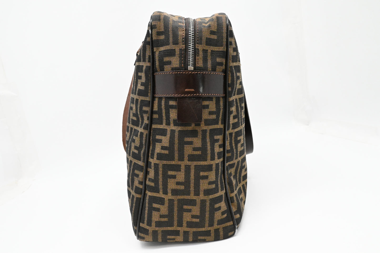 Fendi Shoulder Bag in Zucca Canvas