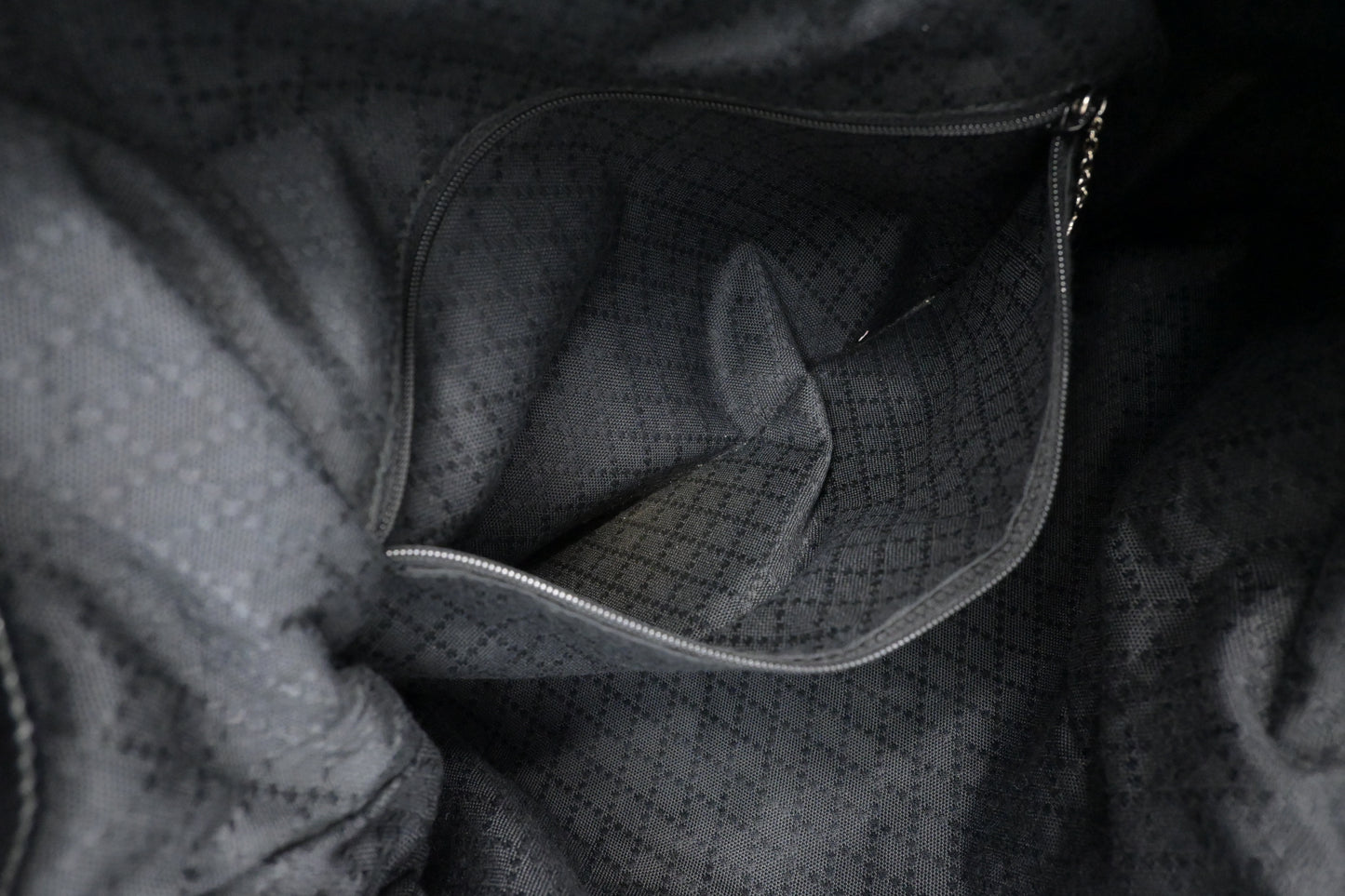 Gucci Bamboo Shoulder Bag in Black Canvas