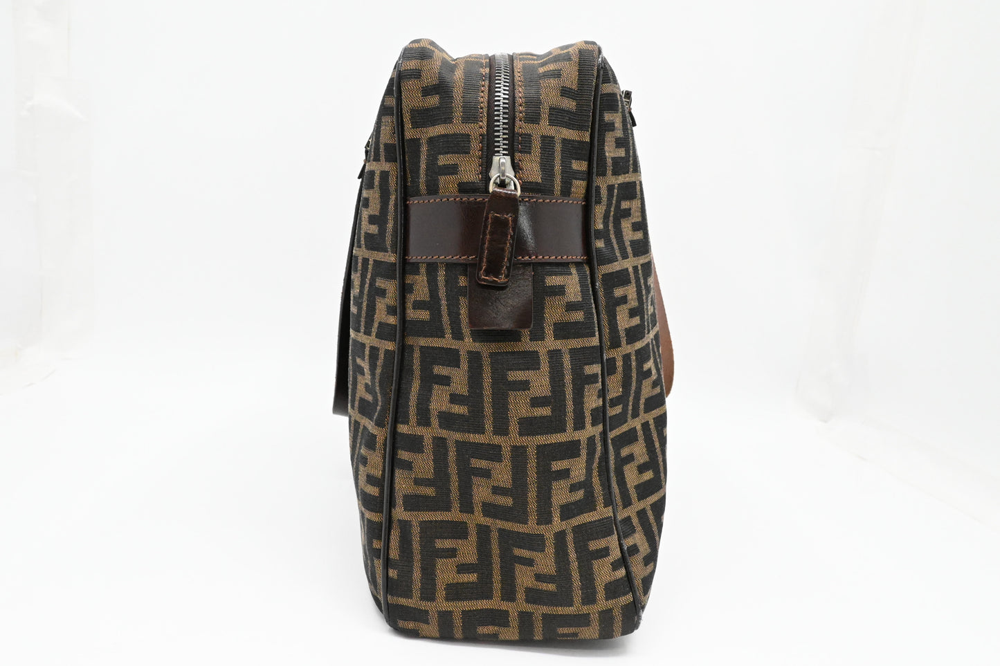Fendi Shoulder Bag in Zucca Canvas