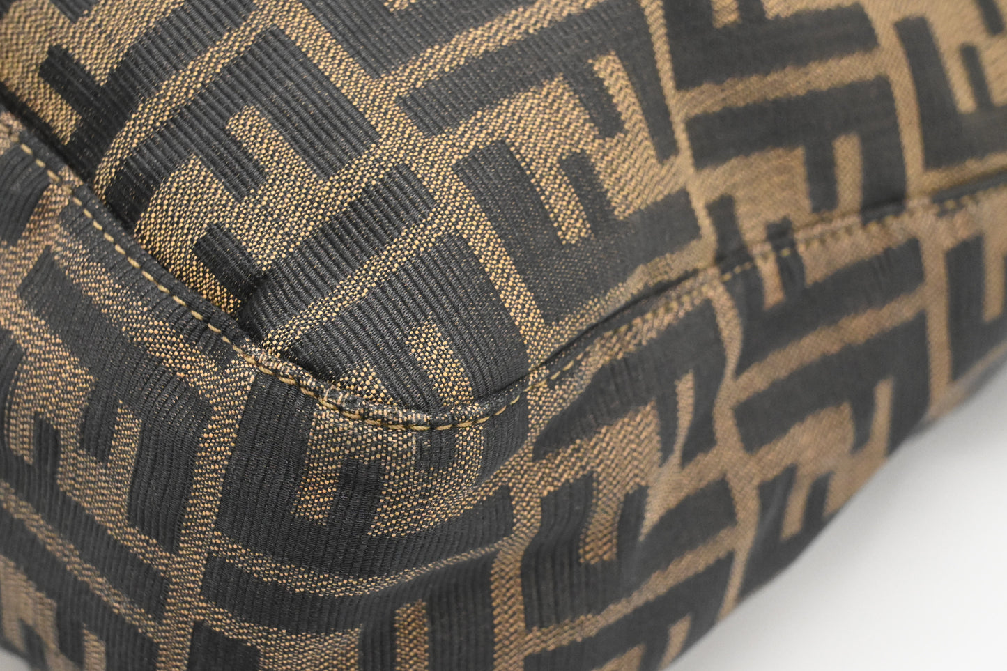 Fendi Shoulder Bag in Zucca Canvas