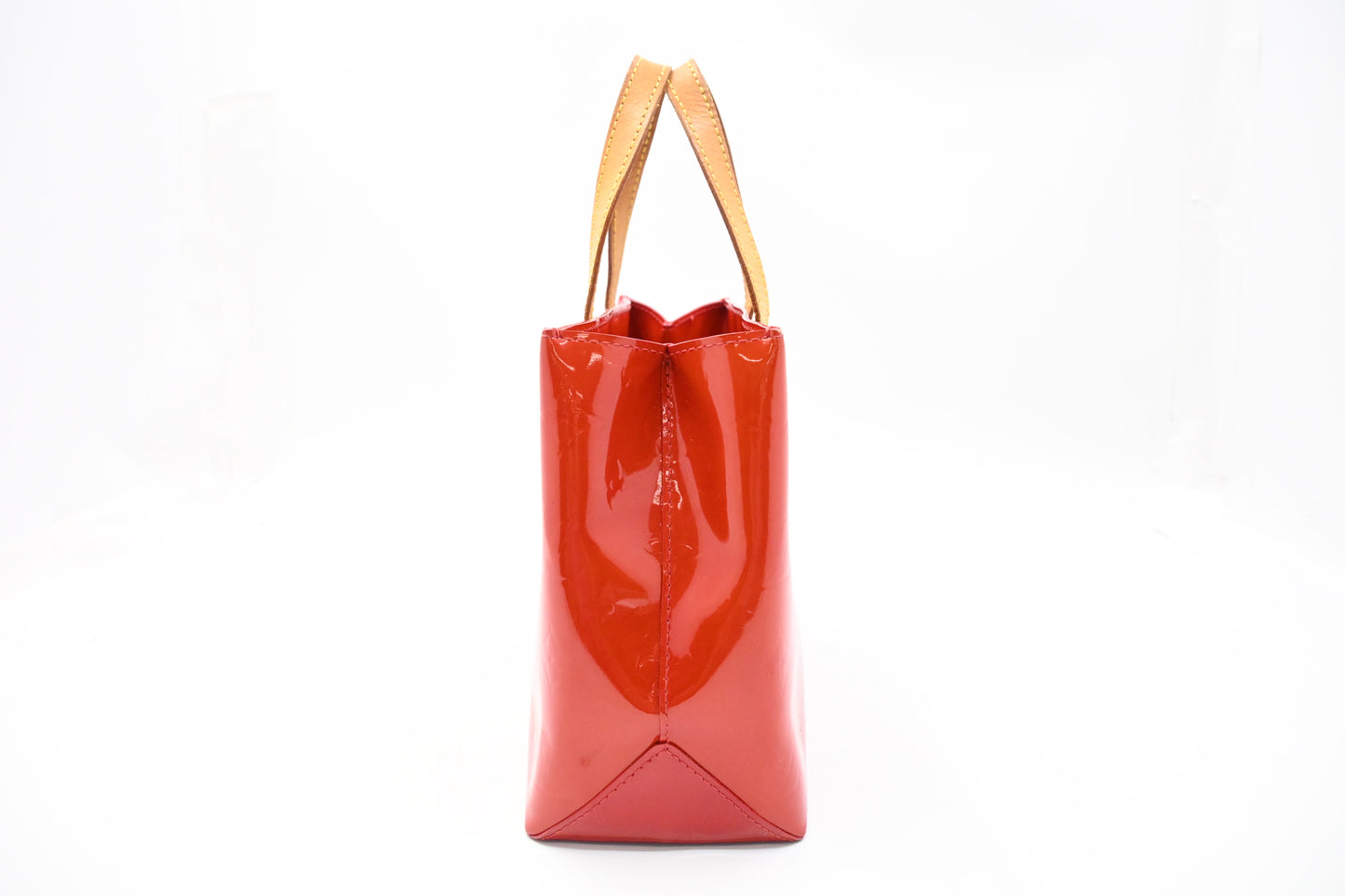 Louis Vuitton Reade PM in Rouge Grenadine Vernis Leather