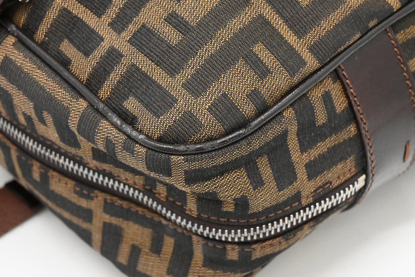 Fendi Shoulder Bag in Zucca Canvas