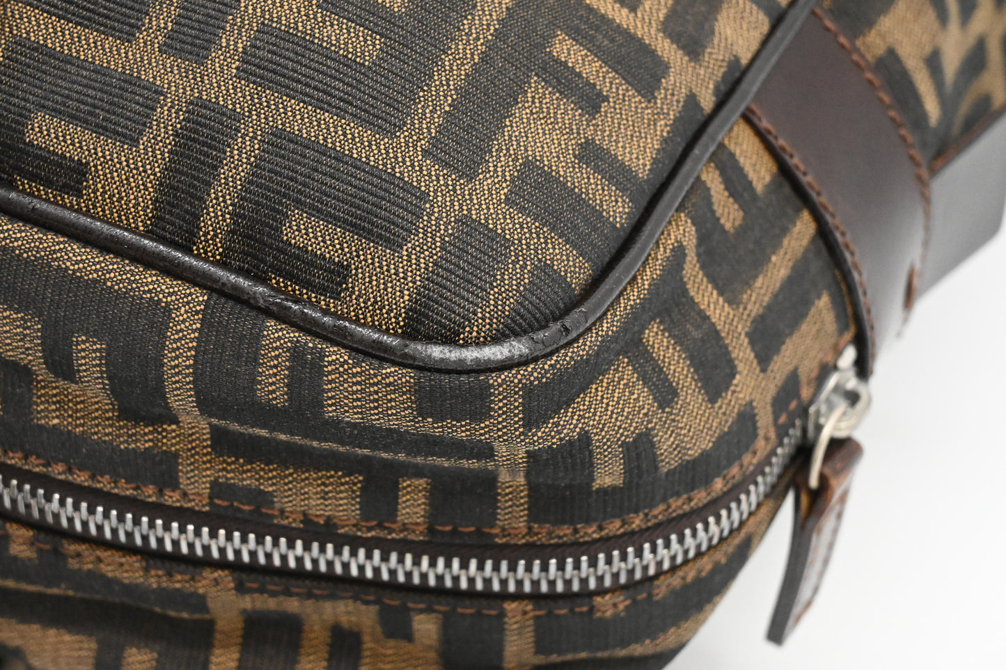 Fendi Shoulder Bag in Zucca Canvas