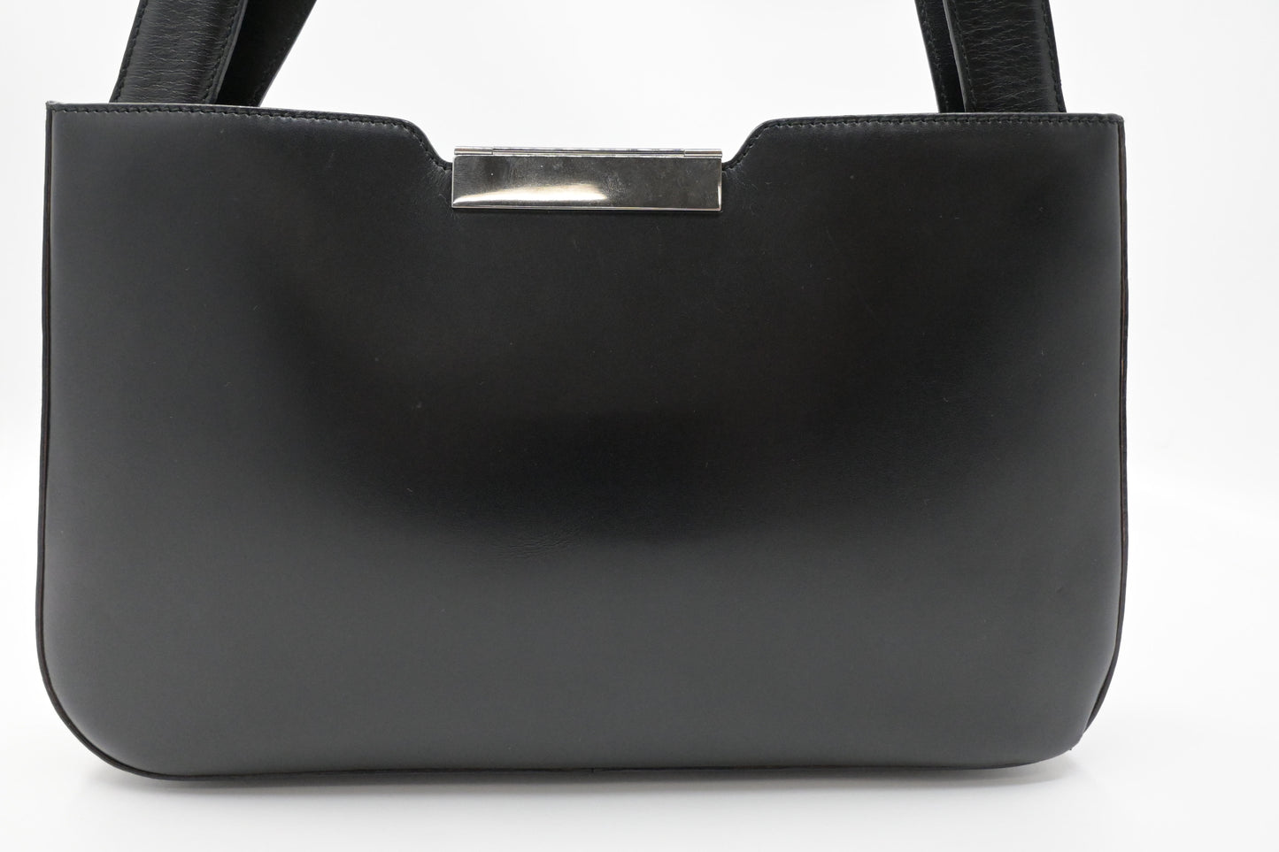 Ferragamo Shoulder Bag in Black Leather