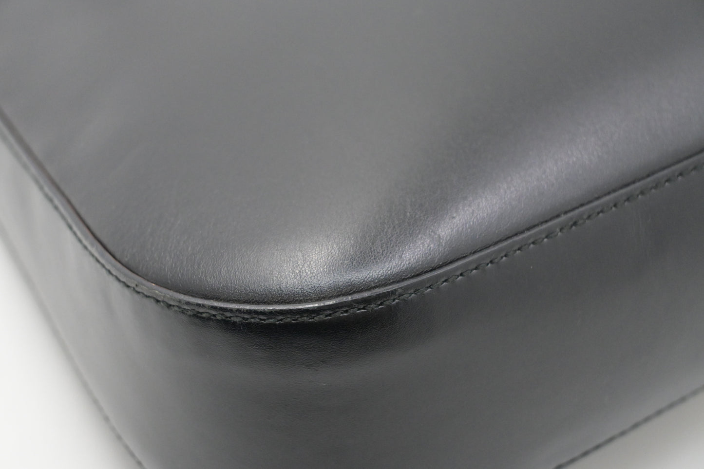 Ferragamo Shoulder Bag in Black Leather