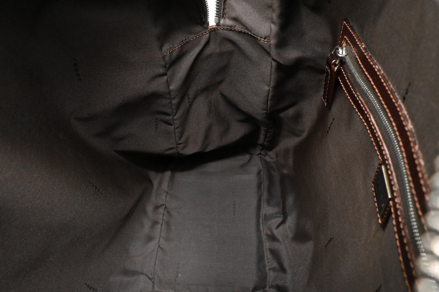 Fendi Shoulder Bag in Zucca Canvas