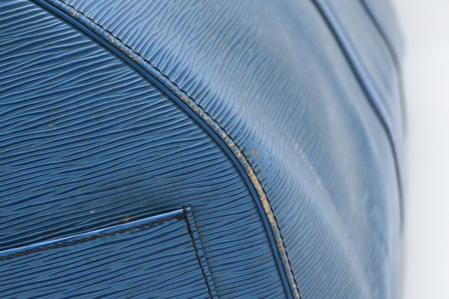 Louis Vuitton Keepall 55 in Blue Epi Leather