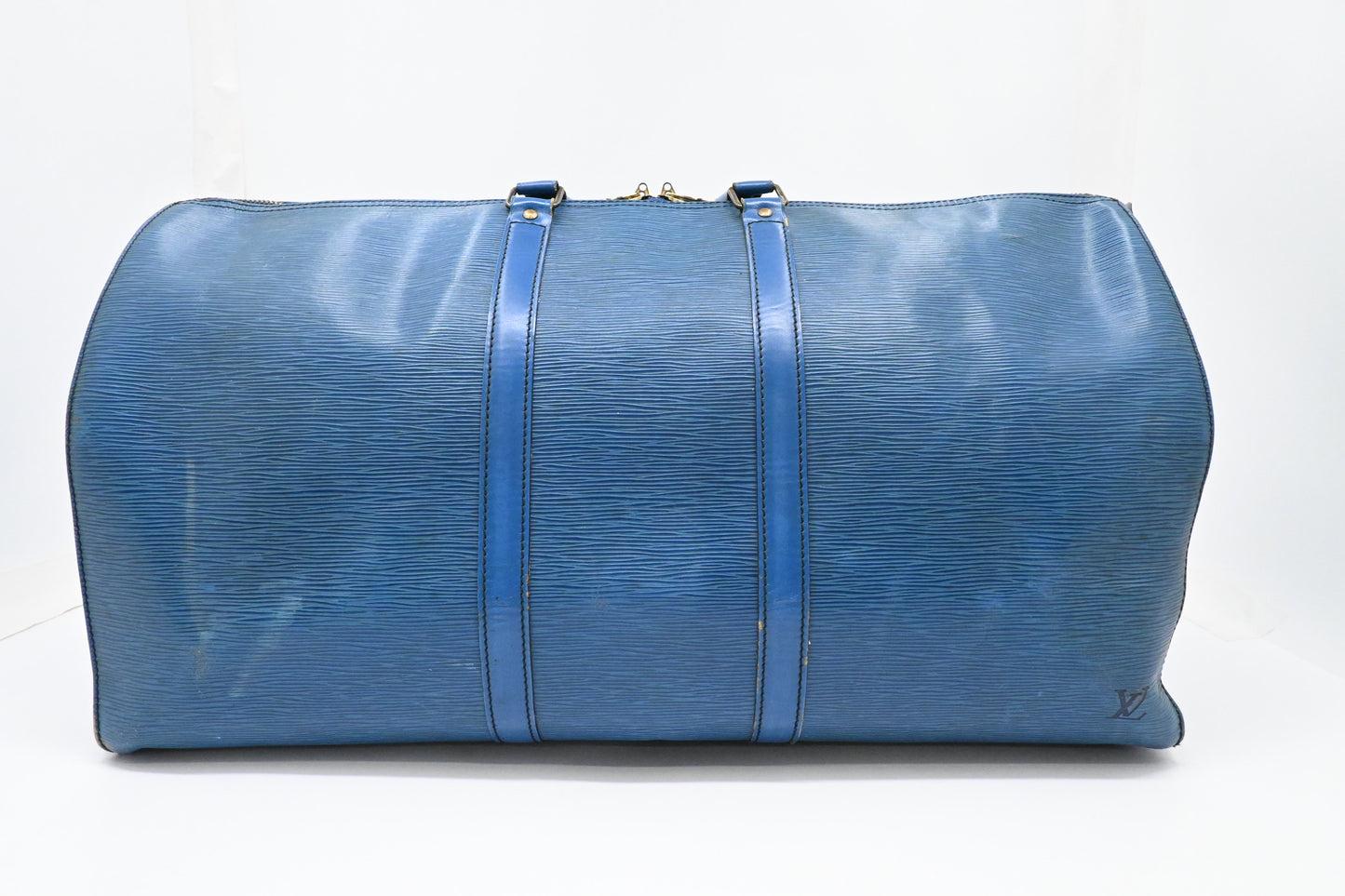 Louis Vuitton Keepall 55 in Blue Epi Leather