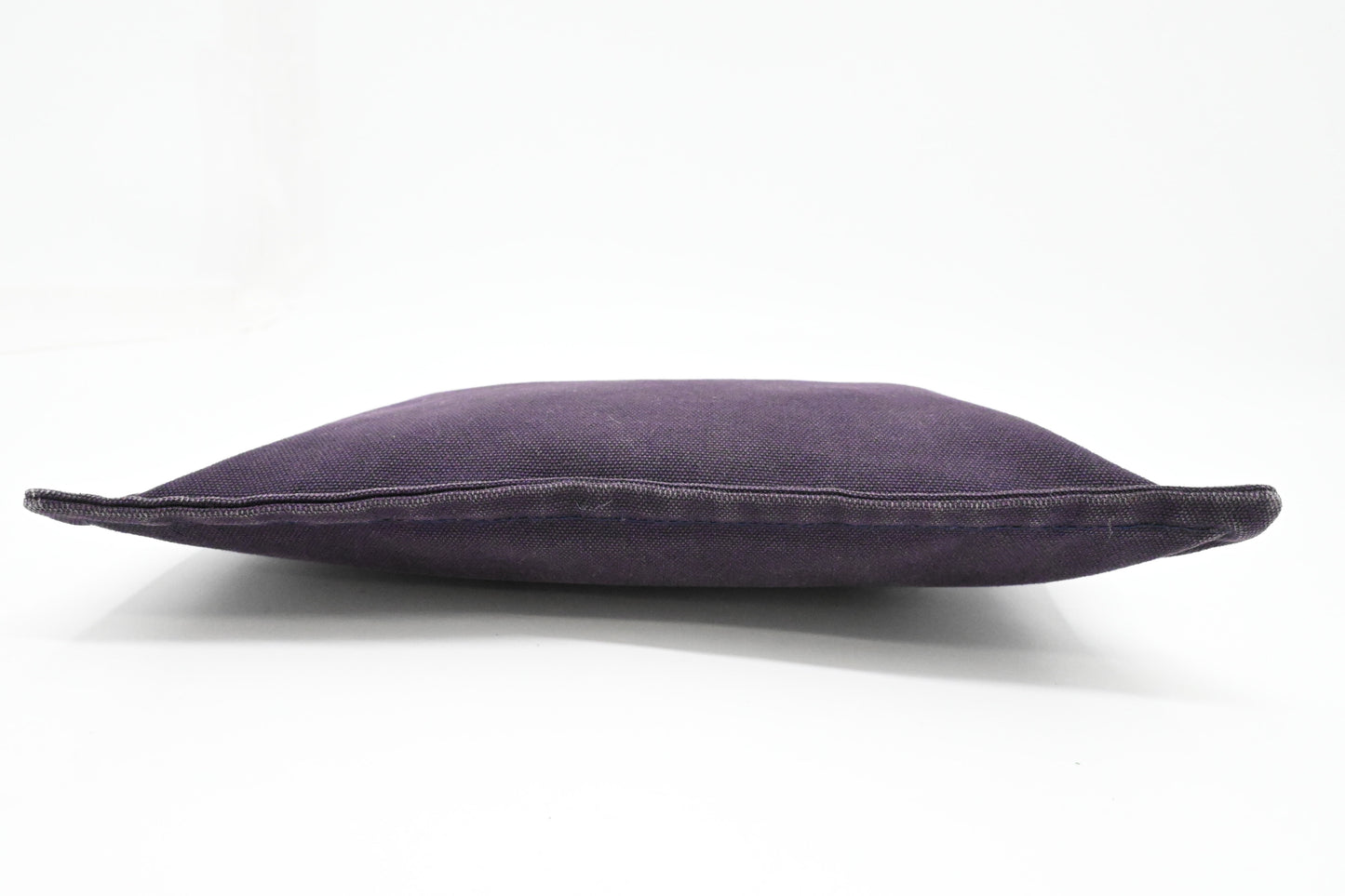 Hermes Bain Pouch in Purple Canvas