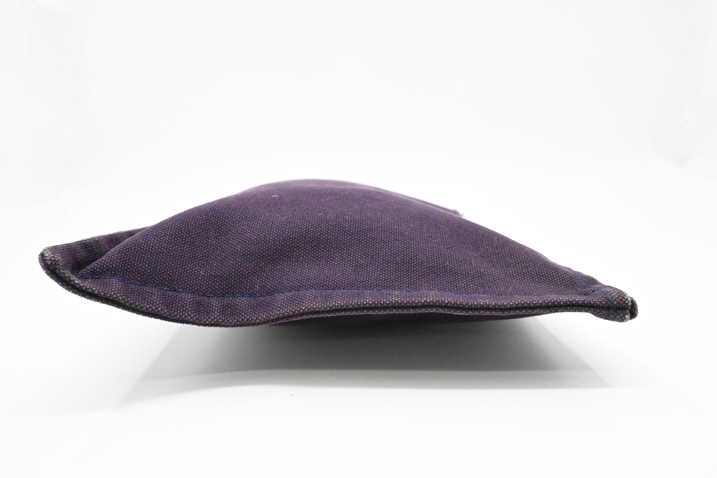 Hermes Bain Pouch in Purple Canvas