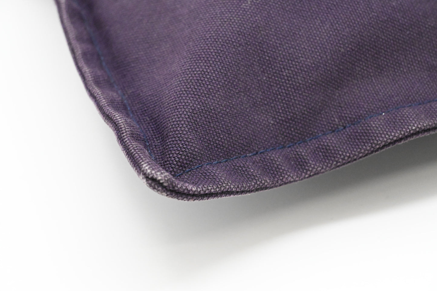 Hermes Bain Pouch in Purple Canvas