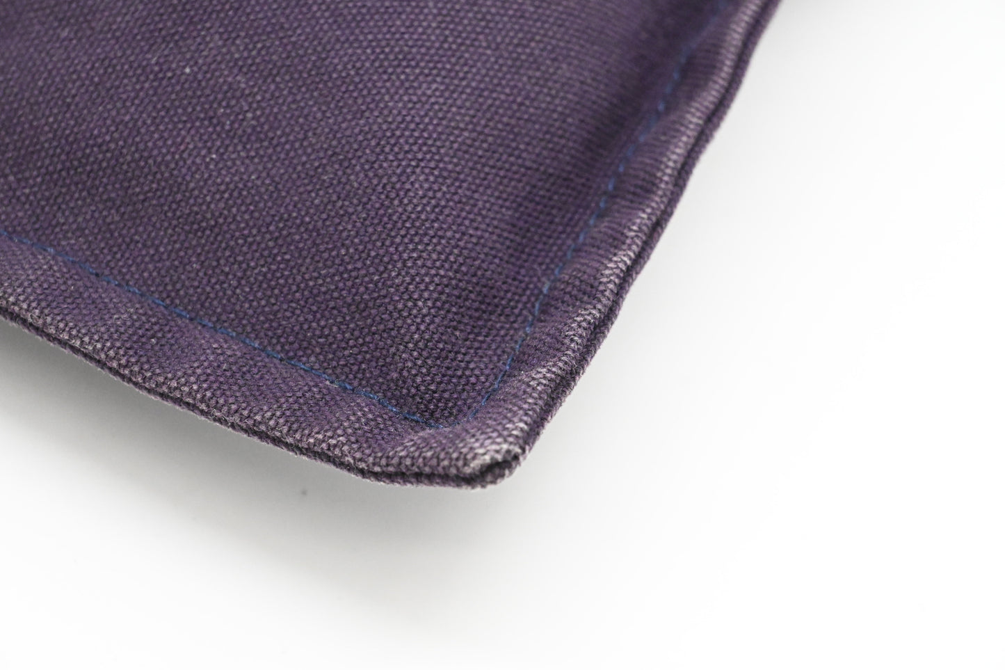 Hermes Bain Pouch in Purple Canvas