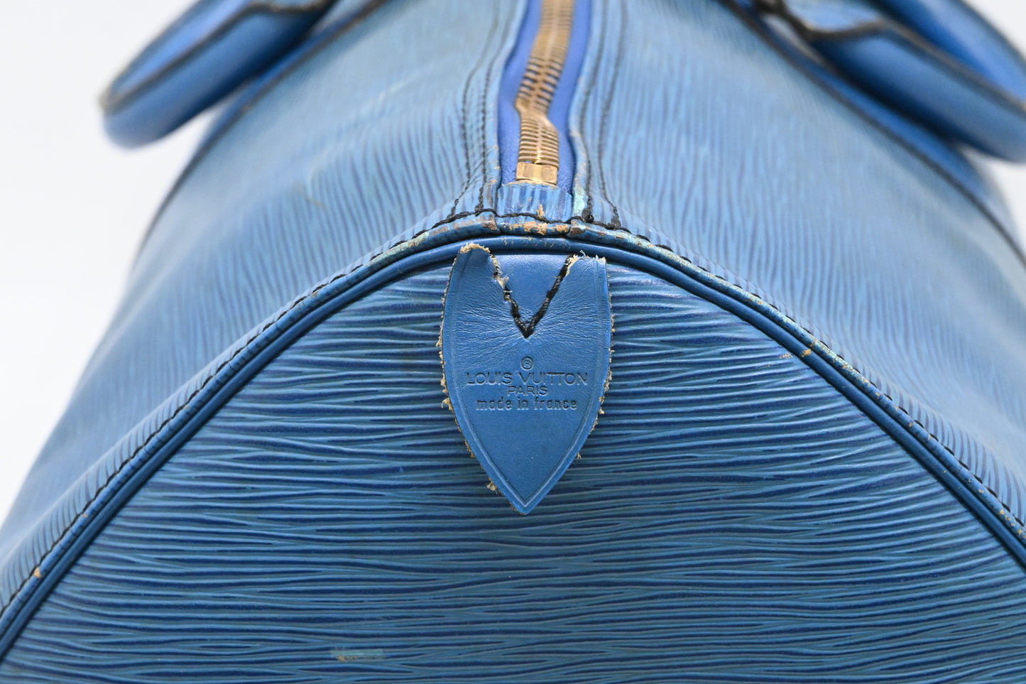 Louis Vuitton Keepall 55 in Blue Epi Leather