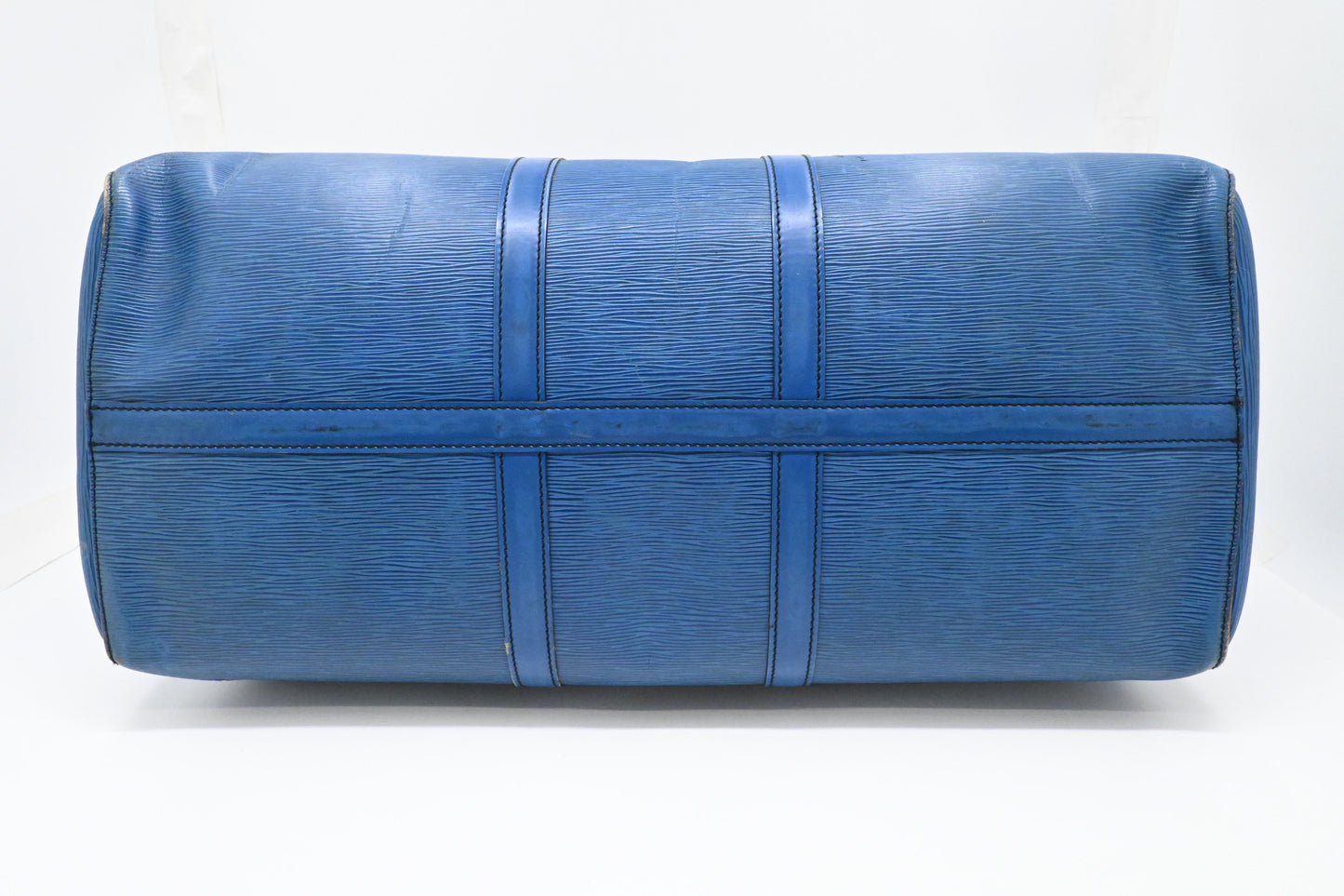 Louis Vuitton Keepall 55 in Blue Epi Leather