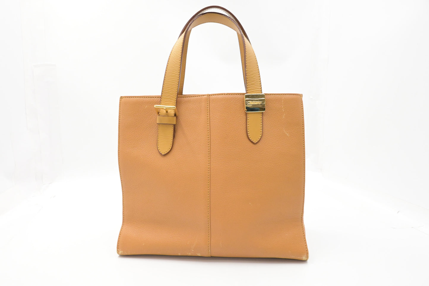 Burberry Handbag in Dark Yellow Leather