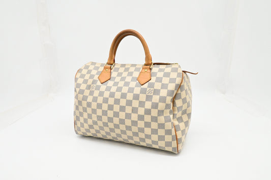 Louis Vuitton Speedy 30 in Damier Azur Canvas