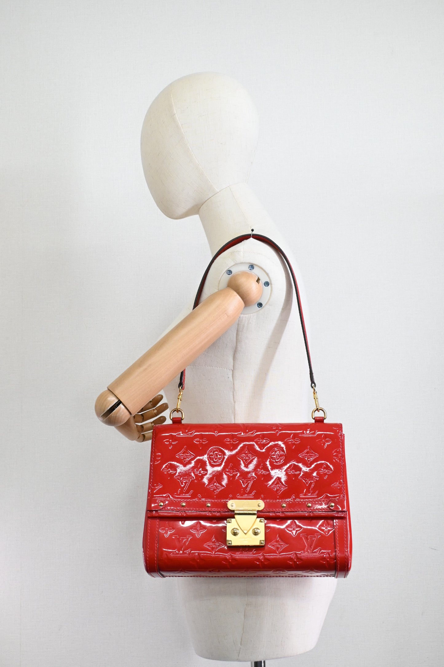 Louis Vuitton Venice in Red Vernis Leather