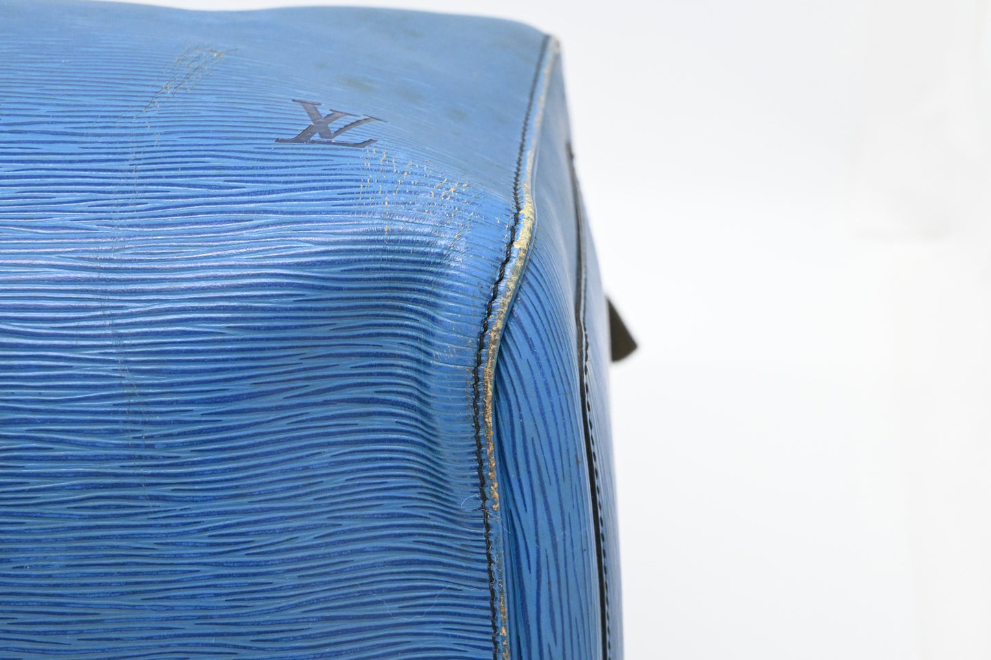 Louis Vuitton Keepall 55 in Blue Epi Leather