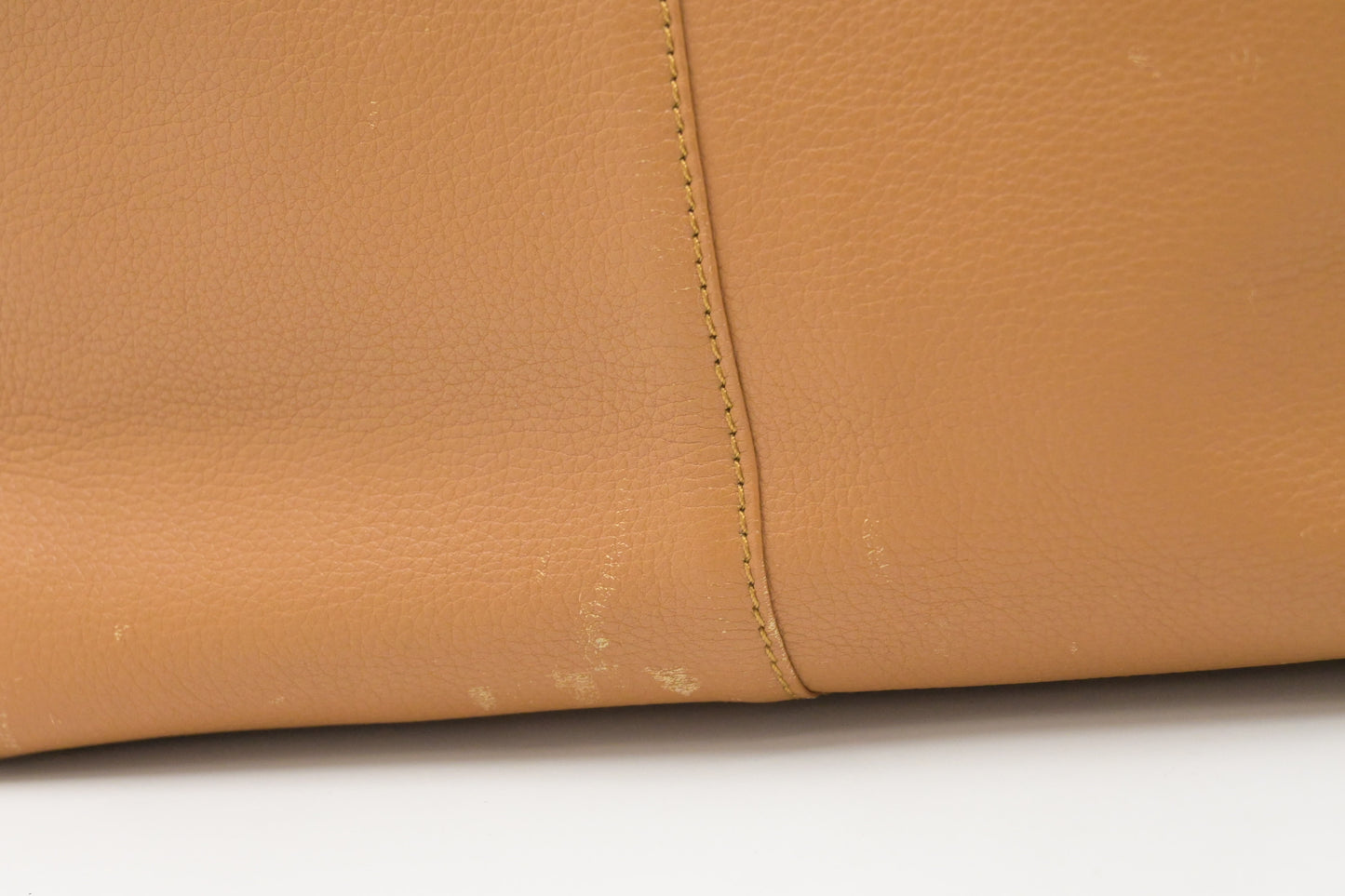 Burberry Handbag in Dark Yellow Leather