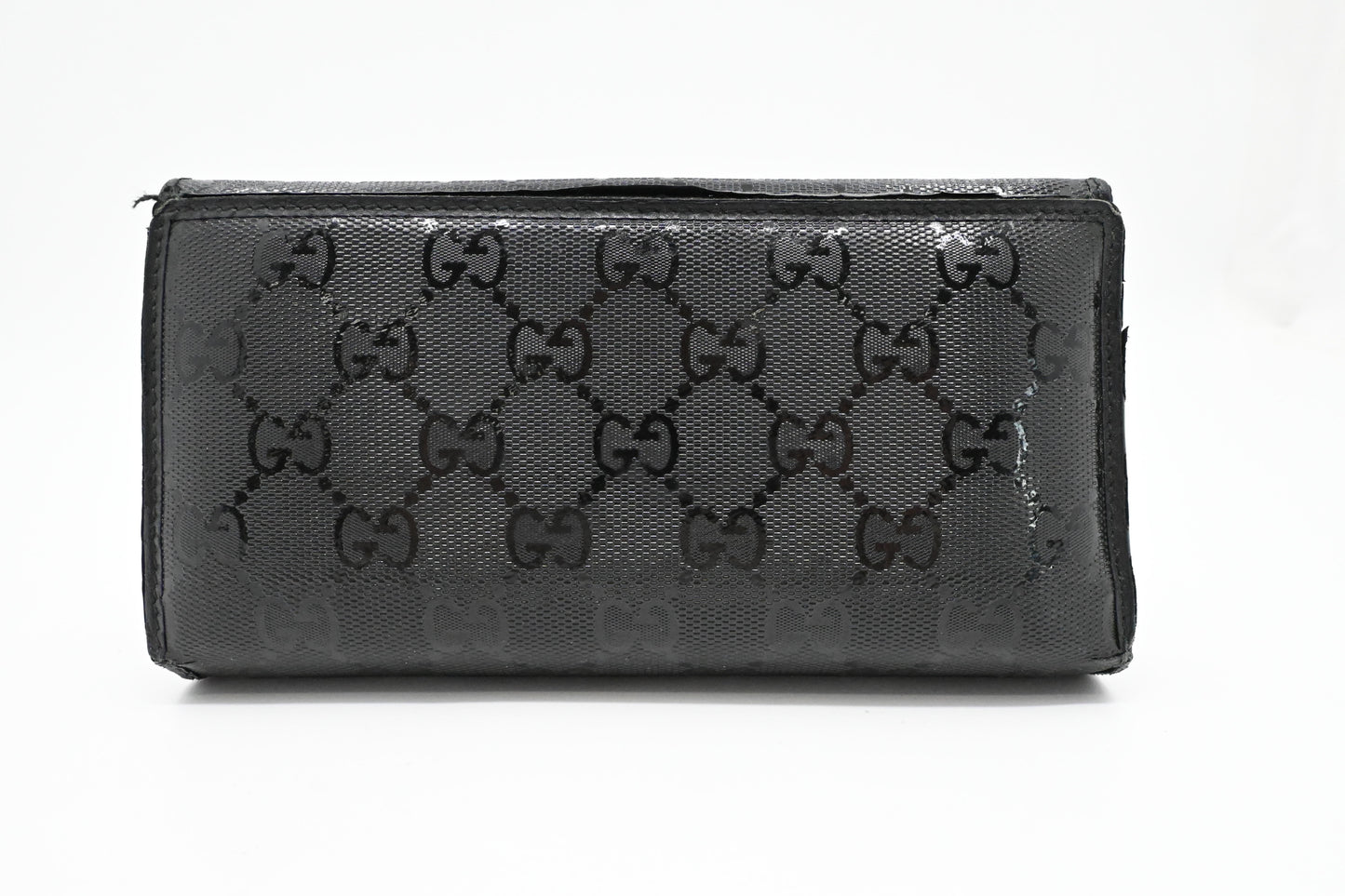 Gucci Long Wallet in Black Imprime Canvas