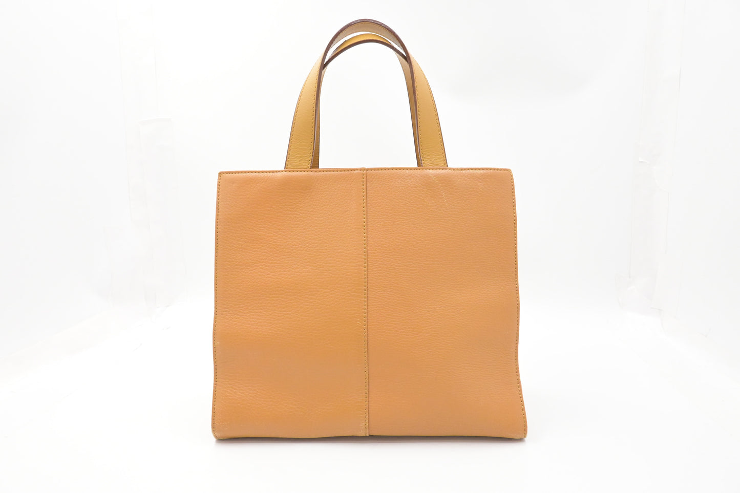 Burberry Handbag in Dark Yellow Leather