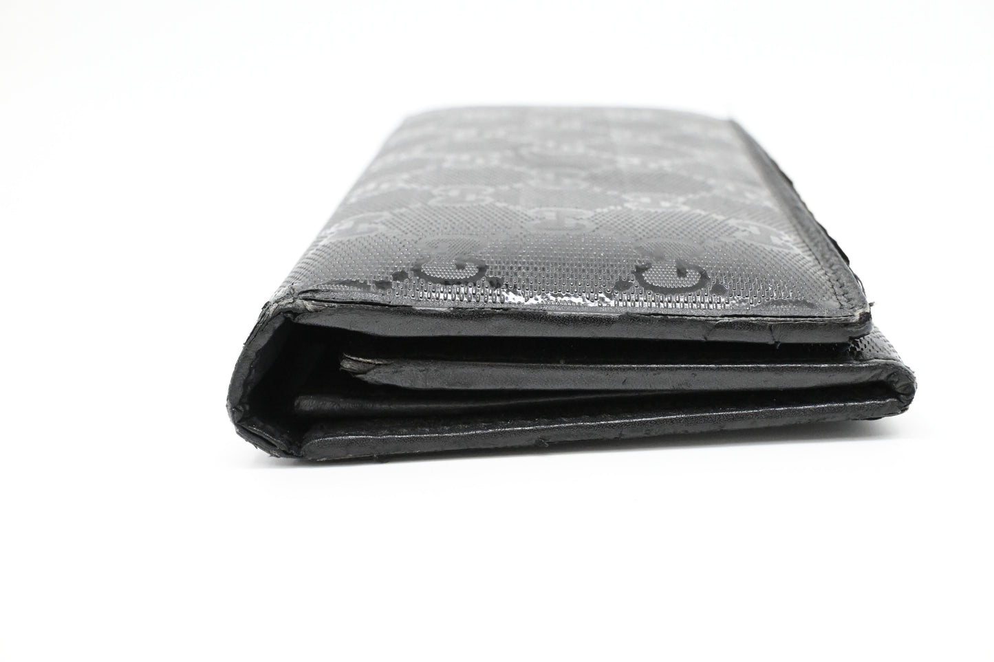 Gucci Long Wallet in Black Imprime Canvas