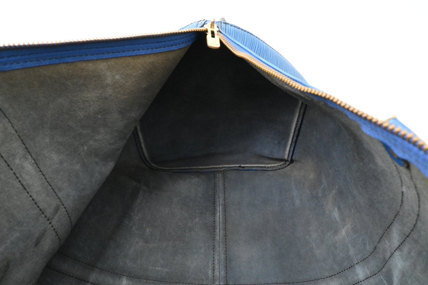Louis Vuitton Keepall 55 in Blue Epi Leather